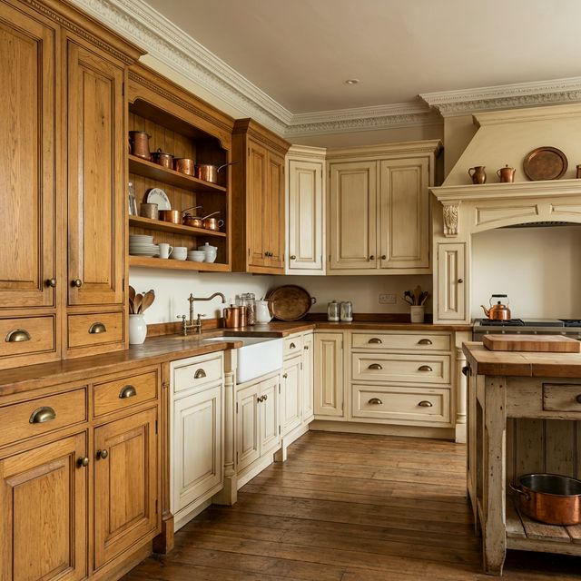 Cuisine champêtre chêne