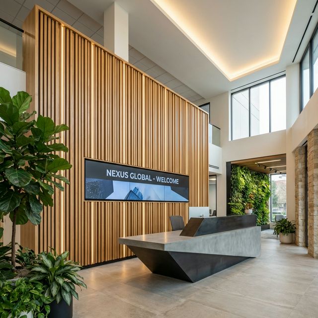 Comptoir de réception