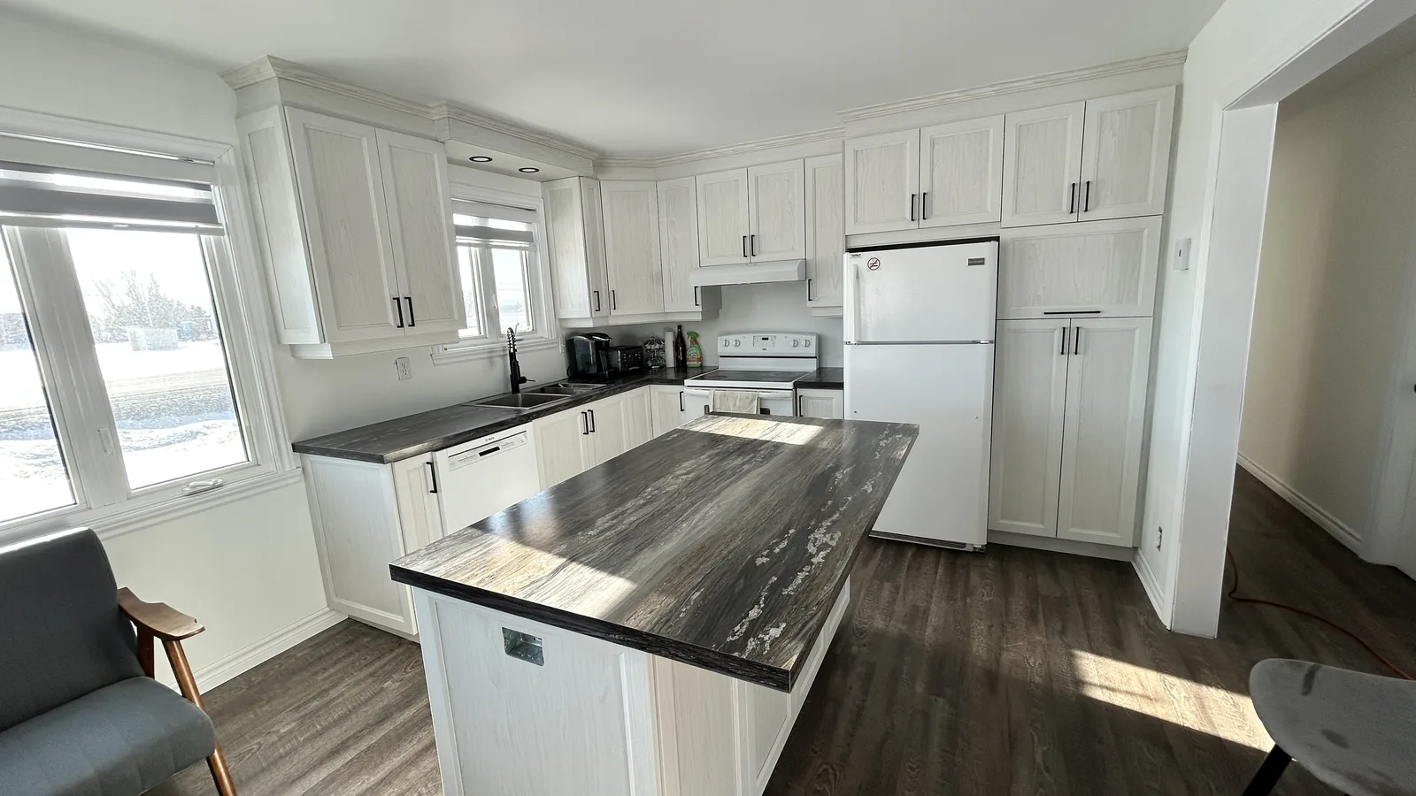 Cuisine sur mesure réalisée en Gaspésie